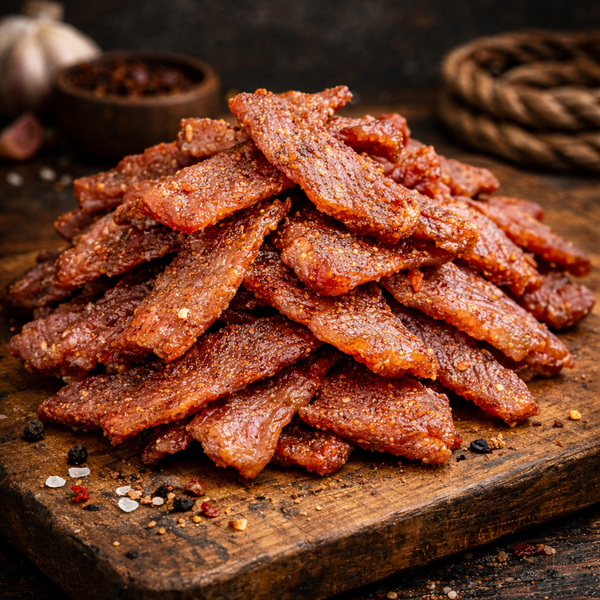 Carne Secca di Suino Artigianale Trentina – Lo snack proteico dal gusto delicato e irresistibile 🏔️